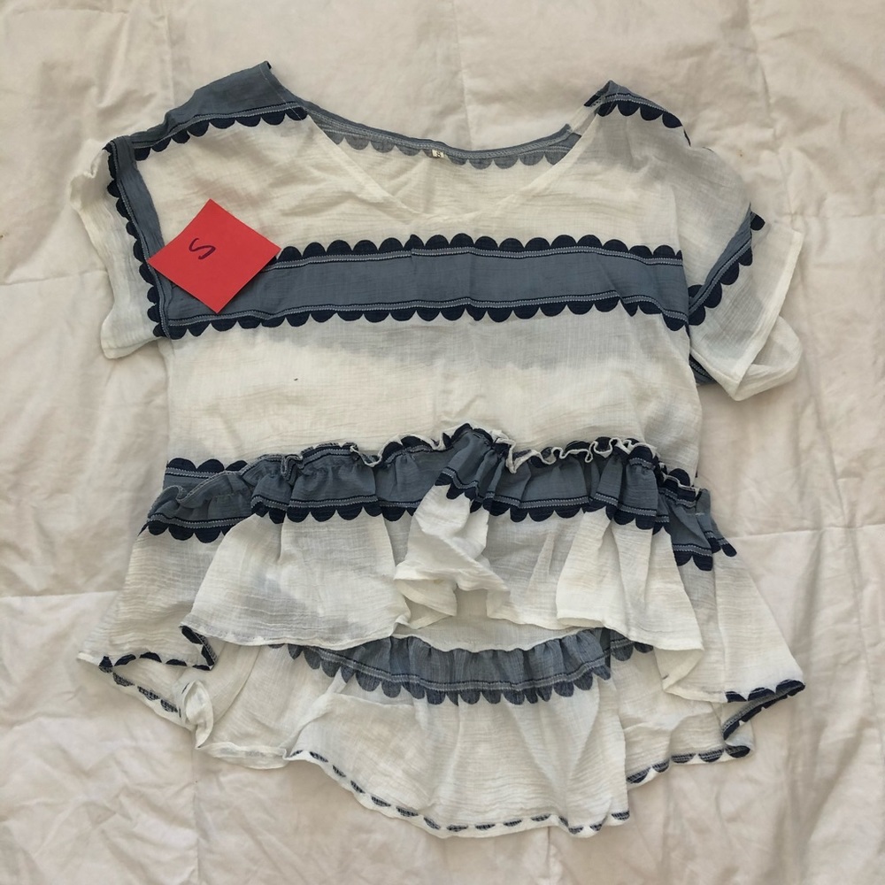 Striped SHEIN blouse